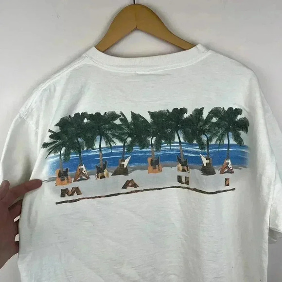 Vintage Hard Rock Cafe Graphic Tee - Classic White - Picture 4 of 7